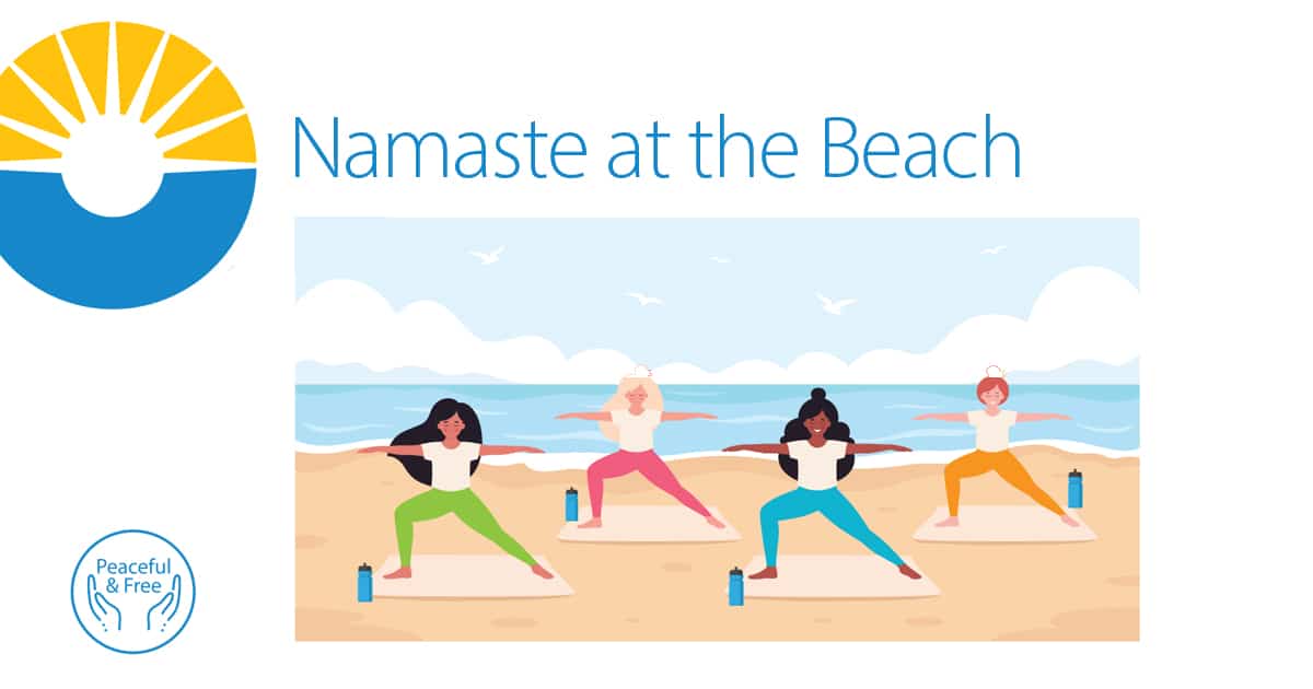 Yoga on the beach